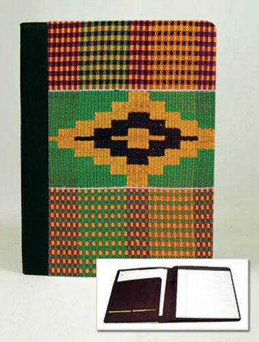 Kente Cloth Padfolio Notebook