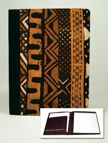 Mudcloth III Padfolio Notebook