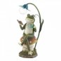 Frog On A Mushroom Solar Statue X662-10018963
