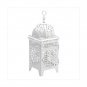 White Scrollwork Candle Lantern X662-38332