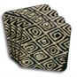 Mudcloth-Black Coasters (African American Coasters)