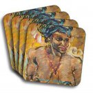 Head Wrap Coasters (African American Coasters)