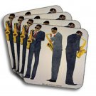 Sax Jazz Coasters (African American Coasters)