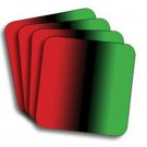 Red, Black and Green Coasters (African American Coasters)