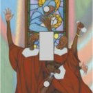 Heavenly Trio Switch Plate (African American Single Switch Plate)