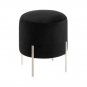 Modern Black Velvet Stool X662-10018981
