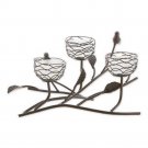 Triple Tealight Birdies Candleholder X662-10019126