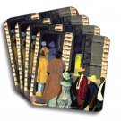 Going To Church Coasters (African American Coasters)