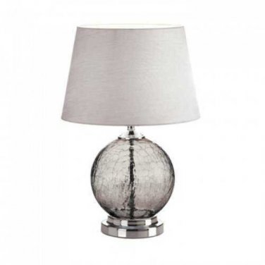 Grey Cracked Glass Table Lamp X662-10018358