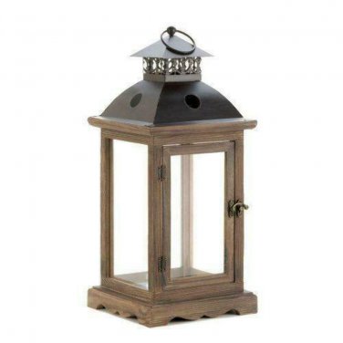 Large Rustic Wood Lantern X662-10015420