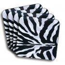 Zebra Print Coasters (African American Coasters)