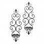 Fleur De Lis Candle Wall Sconces X662-10015834