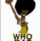 WHO DAT Refrigerator Magnet (African American Magnet)