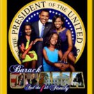 Obama Refrigerator Magnet-First Family (African American Magnet)