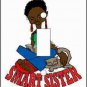 Smart Sister Switch Plate (African American Single Switch Plate)