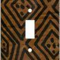 Mudcloth-Brown Switch Plate (African American Single Switch Plate)