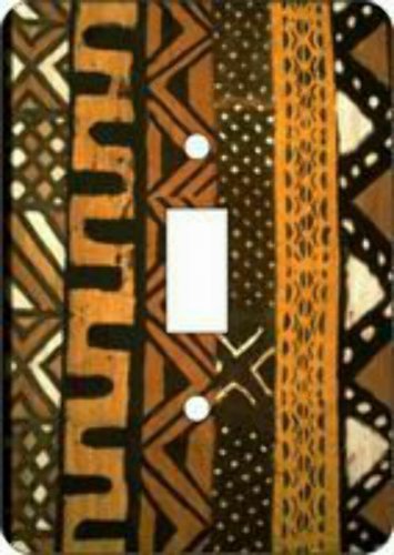 Mudcloth III Switch Plate (African American Single Switch Plate)