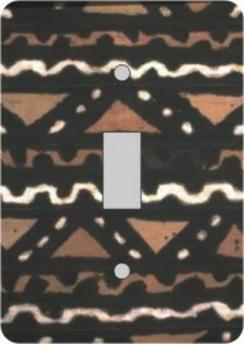 Mudcloth Switch Plate (African American Single Switch Plate)