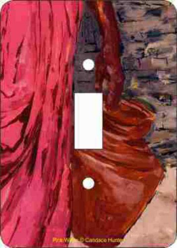 Pink Water Switch Plate (African American Single Switch Plate)