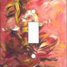 Yellow Scarf Switch Plate (African American Single Switch Plate)