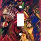 Red Drummers Switch Plate (African American Single Switch Plate)