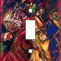 Red Drummers Switch Plate (African American Single Switch Plate)