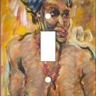 Head Wrap Switch Plate (African American Single Switch Plate)