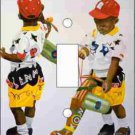 Frequent Flyer Switch Plate (African American Single Switch Plate)