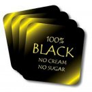 100% Black Coasters (African American Coasters)
