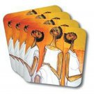 In Thought Coasters (African American Coasters)