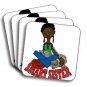 Smart Sister Coasters (African American Coasters)