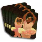 Pink Ballerinas Coasters (African American Coasters)