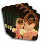 Pink Ballerinas Coasters (African American Coasters)