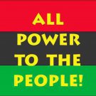 All Power To The People License Plate