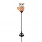 Kitten In Cup Solar Stake X662-10019112