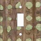 Barkskin(tm)-Olive Switch Plate (African American Single Switch Plate)