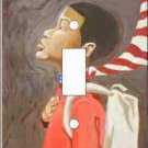 Lil Brown Boy Switch Plate (African American Single Switch Plate)