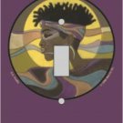 A.K. Profile Switch Plate (African American Single Switch Plate)