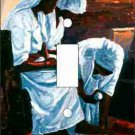 Foot Washing Switch Plate (African American Single Switch Plate)