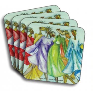 Danc'n Divas Coasters (African American Coasters)