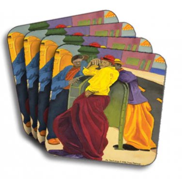 On The Corner Coasters (African American Coasters)