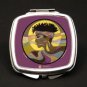 A. K. Profile Dual Mirror Compact (African American Dual Mirror Compact)
