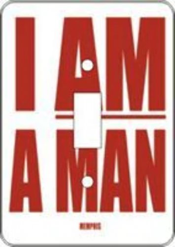 I AM A MAN Switch Plate (African American Single Switch Plate)