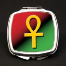 Ankh Dual Mirror Compact (African American Dual Mirror Compact)