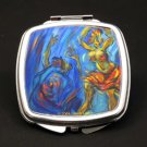 Sikisiki Dual Mirror Compact (African American Dual Mirror Compact)