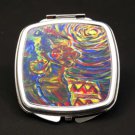 Oya Dual Mirror Compact (African American Dual Mirror Compact)