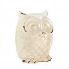 Wide-eyed Glazed White Owl Statue X662-10015684