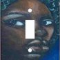 Ebony Girl Switch Plate (African American Single Switch Plate)