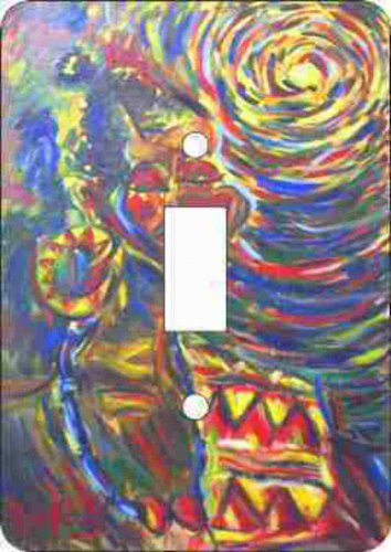 Oya Switch Plate (African American Single Switch Plate)
