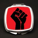 Black Power Dual Mirror Compact (African American Dual Mirror Compact)